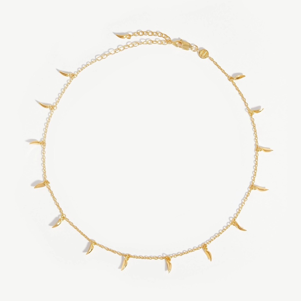 Missoma Lucy Williams Mini Fang Choker in Gold